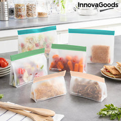 InnovaGoods Set Of Reusable Hermetically-Sealed Bags Zags 6 Pieces |  V0103189