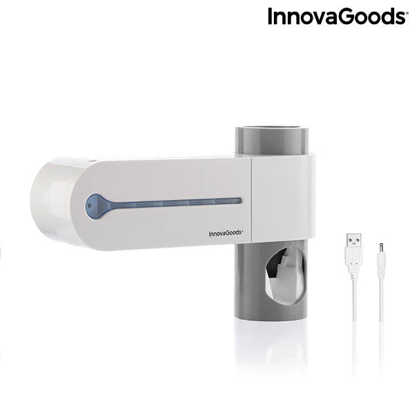 InnovaGoods Uv Toothbrush Steriliser With Stand And Toothpaste Dispenser Smiluv | V0103198
