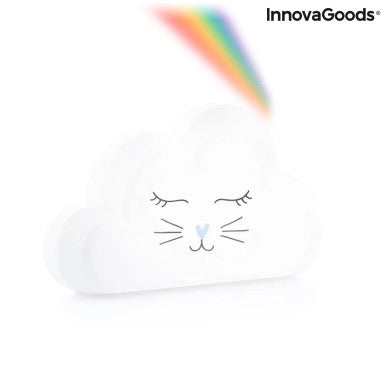 InnovaGoods Lamp With Rainbow Projector And Stickers Claibow | V0103348