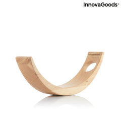 InnovaGoods Floating Wooden Wine Bottle Holder Woolance | V0103356