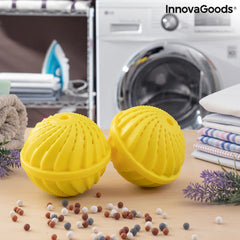 InnovaGoods Balls For Washing Clothes Without Detergent Delieco Pack Of 2 Units | V0103412