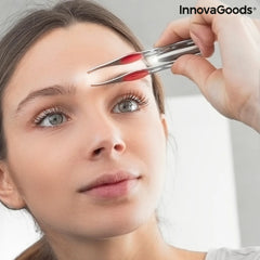 InnovaGoods Hair Removal Tweezers with LED Lezers | V0103442