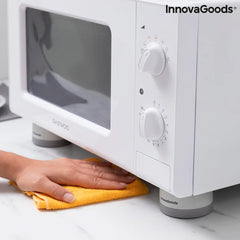 InnovaGoods Set Of Stackable Anti-Vibration Feet Novib 4 Units | V0103563