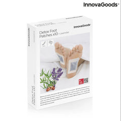 InnovaGoods Detox Foot Patches Lavender 10Units | V0103584