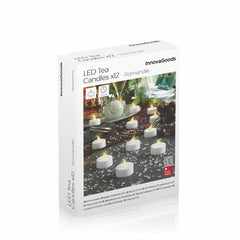 InnovaGoods Set Of Led Tealight Candles Romandle 12 Units | V0103821