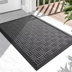BDR Poly Door Mat Black/Grey | 8545845586309