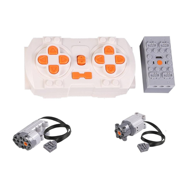 MJI Upgradeable Remote Control for Lego Sports Car - includes: 2 Motors 1 Controller 1 Battery