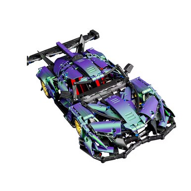 MJI، أطقم بناء إبداعية على طراز LEGO، 1268 قطعة، طقم بناء سيارة رياضية Apollo متدرجة (نسخة ثابتة) | MJI-8624A