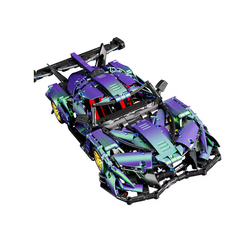 MJI, Creative LEGO-style construction sets, 1268pcs Gradient Apollo (Static Version) Sport Car Building Set | MJI-8624A