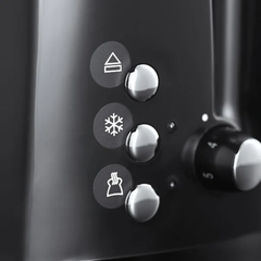 Russell Hobbs Textures Plus 2-Slice Toaster 850W Black | 22601-56