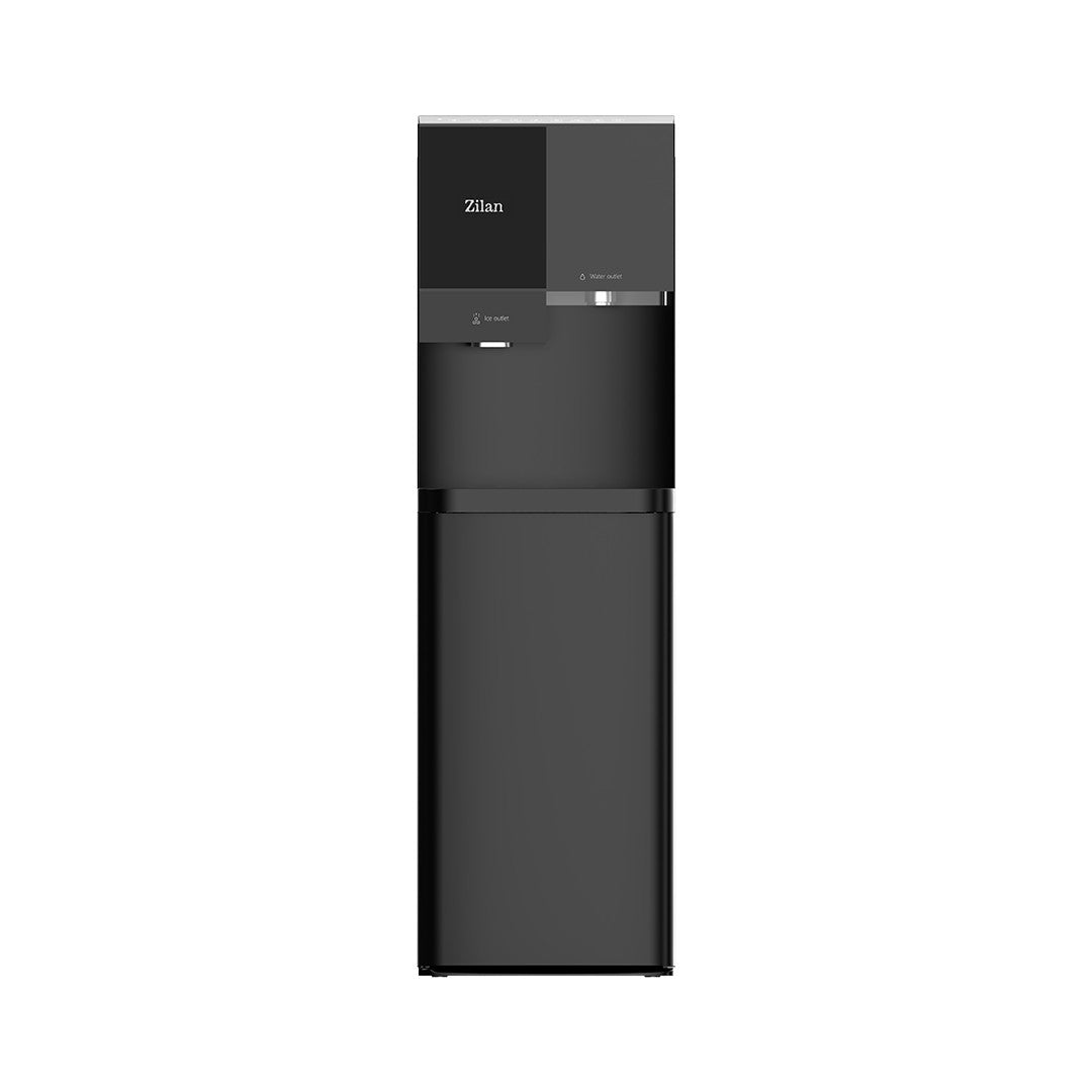 Zilan Digital Water Dispenser with Ice Maker 4-in-1 - Black / Stainless Steel | ZLN4680