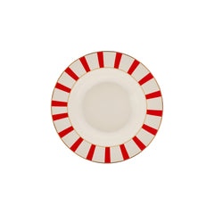 Karaca Drop - 18-Piece Porcelain Dinner Set - 6 People - Black & Red | 153.03.06.9623