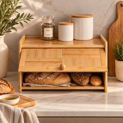 Karaca Massimo Bamboo Bread Box | 8683650374374