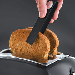 Russell Hobbs Textures Plus 2-Slice Toaster 850W Black | 22601-56