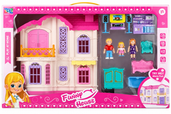 Funny House Dollhouse Playset with Figures & Furniture | KDL39-53