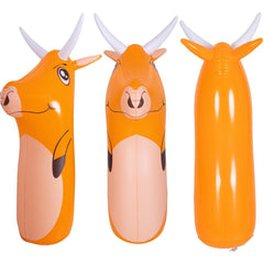 Animal Inflatable Bop Bag with Water Base – Bull | 53089