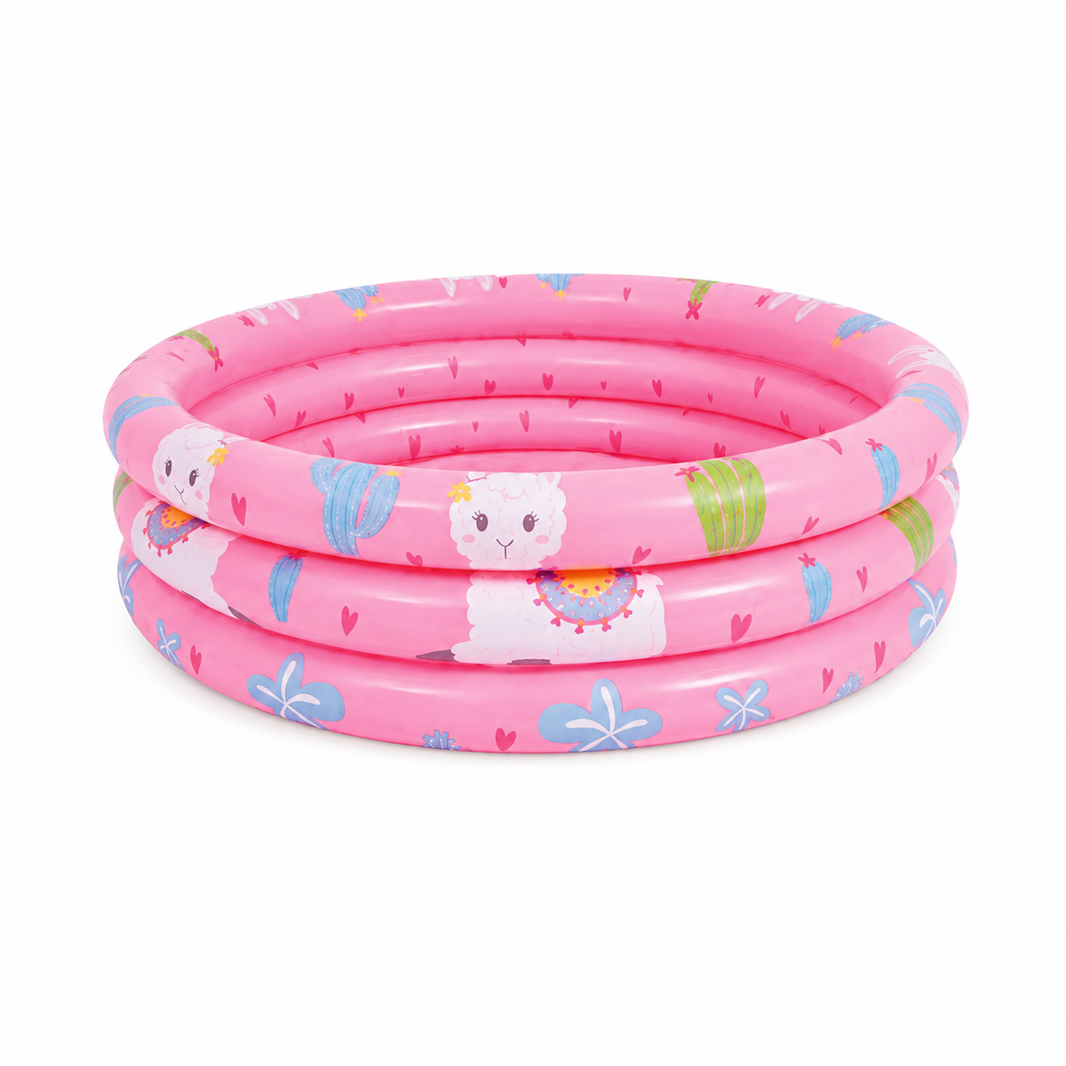 Age 3-6 Alpaca 3-Ring Pool 100X30CM - Pink - 57167