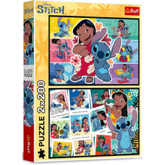 Trefl “2×200” The Happy Life of Stitch Puzzle | 13334
