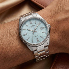 Casio Men 3-Hand Watch - Blue / Silver | MTP-1302DA-2A2VDF