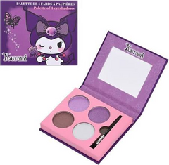 Kuromi 4-Color Eyeshadow Palette with Brush & Mirror | DL12