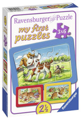 Ravensburger My First Puzzles My Animal Friends 3x6 Pieces | RV07062-6