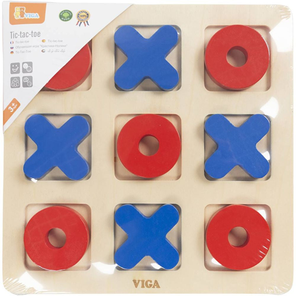 Viga Wooden Tic-Tac-Toe Game | 44721