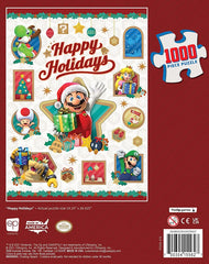 Super Mario Happy Holidays 1000-Piece Jigsaw Puzzle