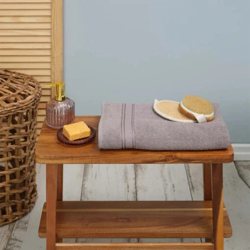 Karaca Home Daily Soft Grey 100% Cotton Towels 70x140cm |  200.20.01.0227