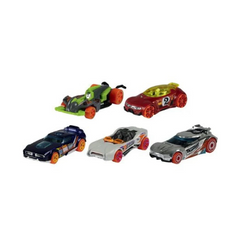 Hot Wheels 5-Car 1:64 Scale Vehicle Assortment