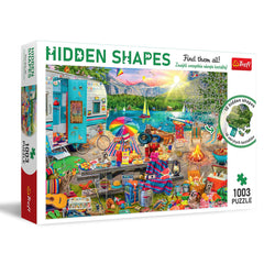 أحجية الصور المقطوعة تريفل أشكال مخفية - رحلة منزل متنقل 1003 قطعة | 10677