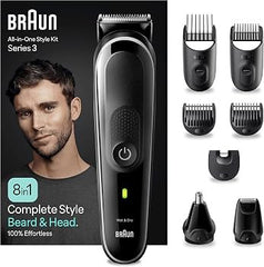 Braun 6-in-1 Trimmer Lifetime Sharp Blades 0.5-21 mm - Black | MBMGK5