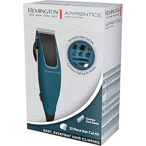 Remington HC5020 E51 Hair Clipper - Mains Operated Trimmer with Stainless Steel Blades | HC5020 E51