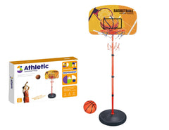 Athletic 170cm Adjustable Basketball Hoop Set with Ball & Pump | BJF001-1