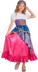 Gypsy Girl Costume with Dress & Headpiece | 95157