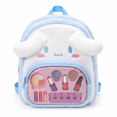 Copy of Black Mischievous Character Plush Backpack Pretend Makeup Set | ALHZB-4-Black