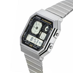 Casio Vintage Digital Unisex Watch - Silver | A130WE-1ADF