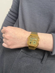 Casio Vintage Digital Unisex Watch - Gold Plated | A130WEG-9ADF