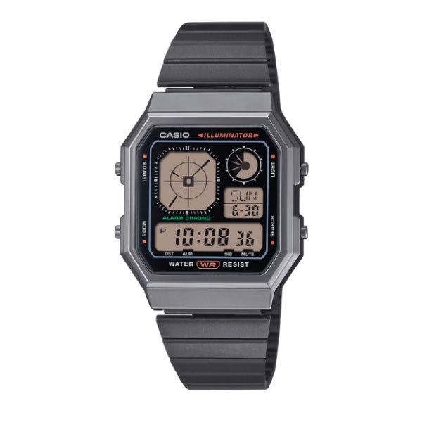 Casio Vintage Digital Unisex Watch - Black | A130WEGG-1ADF