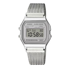 Casio Vintage Digital Unisex Watch - Silver | A158WEM-7DF