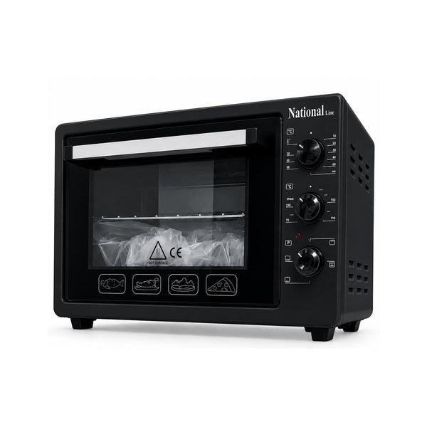 National Line Electric Oven 38L Black | ABH-38LT BLK#