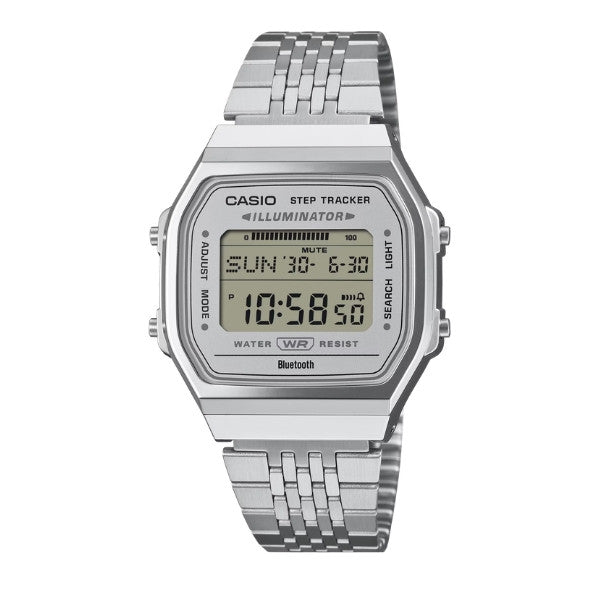 Casio Vintage Digital Unisex Metal Watch - Silver | ABL-100WE-7ADF