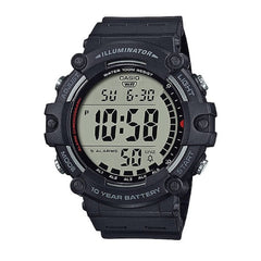 Casio Digital Watch – Black Case, Dial & Resin Strap | AE-1500WHX-1AVDF