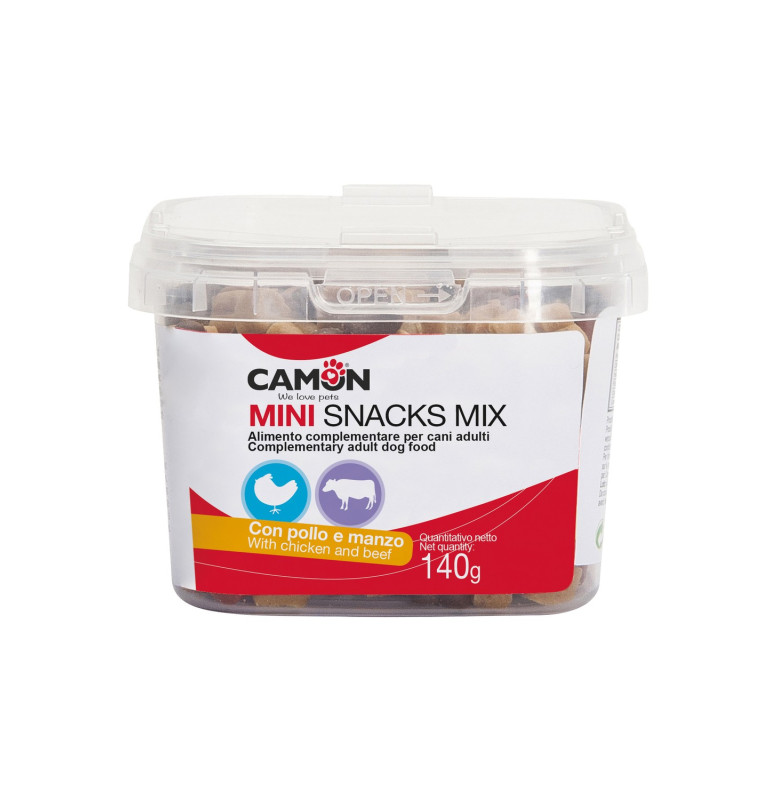 Camon Snackbox Mini Bones Dog Treats 140g | AE052/B