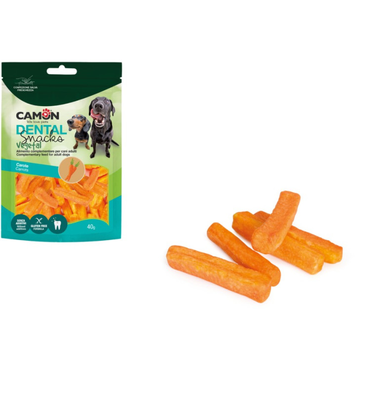Camon Crispy Carrot Dog Treats 40g | AE324