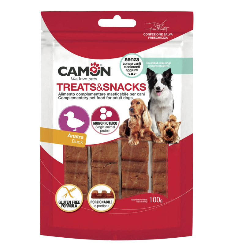 Camon Duck Bar Dog Treats 4Pcs | AE442/C