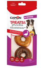 Camon Donut Flavored Duck Dog Treats 135g | AE560