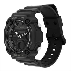 Casio Men Analog-Digital Watch - Black | AEQ-120W-1BVDF