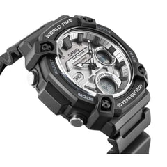 Casio Men Analog-Digital Watch - Black / Silver | AEQ-120W-7AVDF