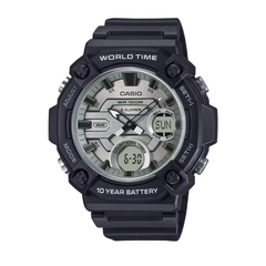 Casio Men Analog-Digital Watch - Black / Silver | AEQ-120W-7AVDF