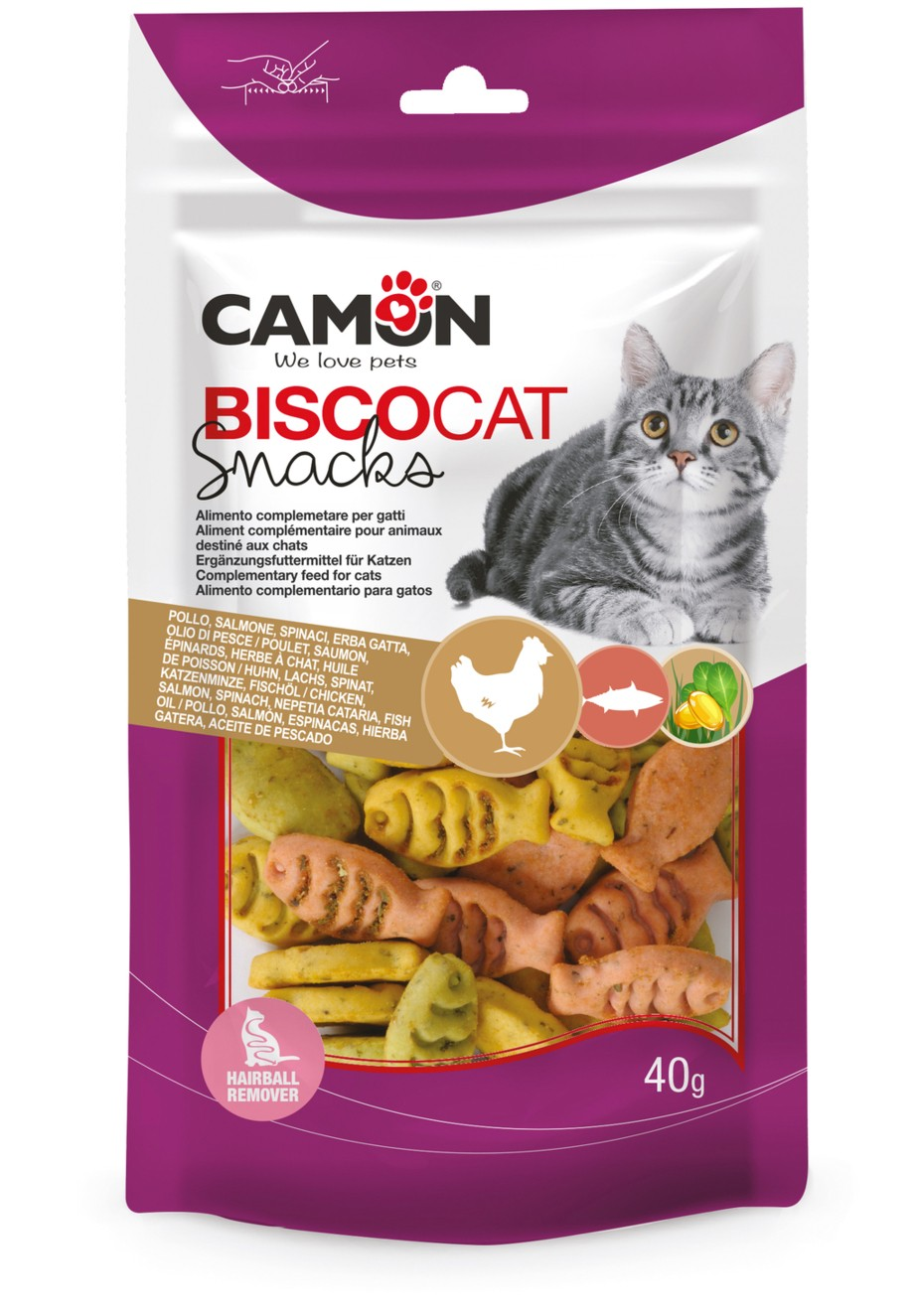 Camon Biscocat Fish-Shaped Biscuits Cat Treats | AF253